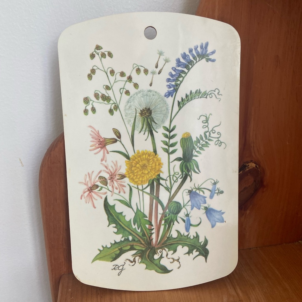 Vintage Ricolor Melamine Cutting Board